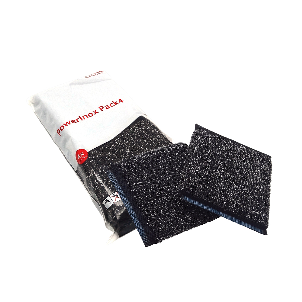Spugna Power Inox abrasiva in acciaio (4pz/cf)