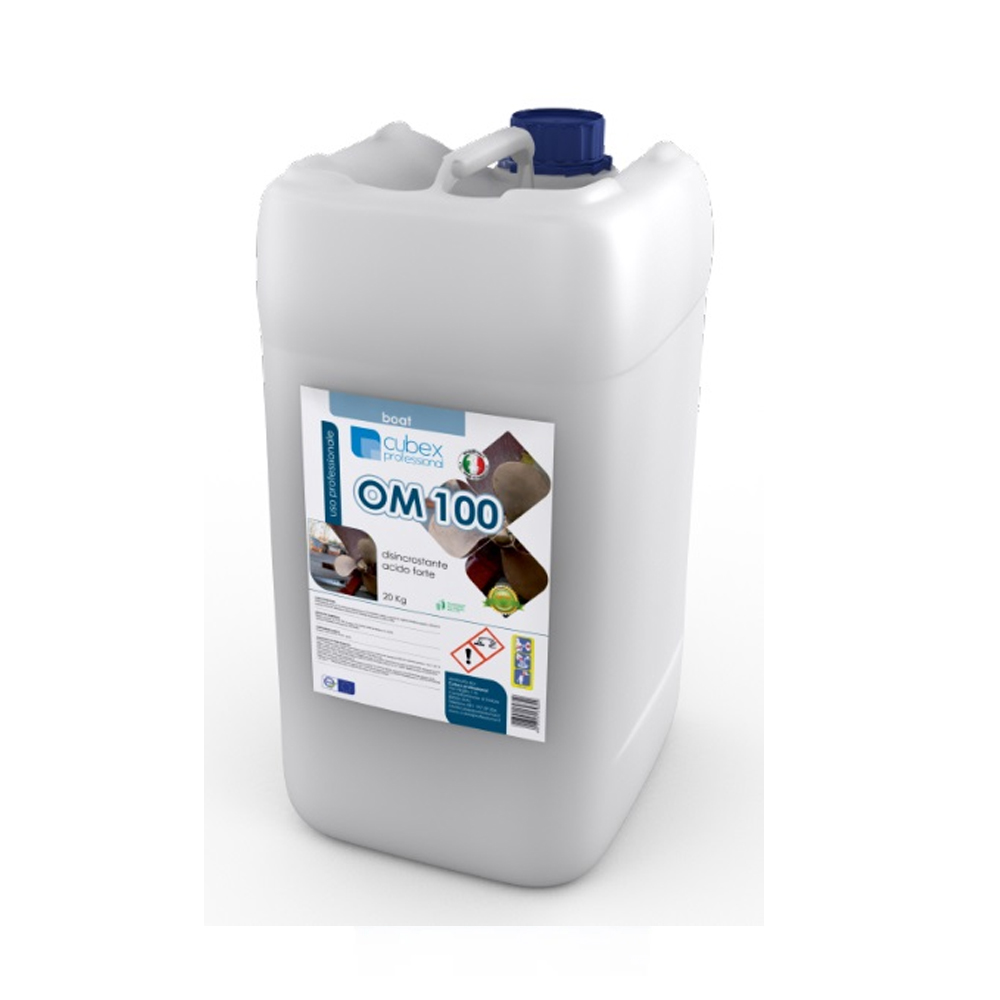 Om 100 kg 20 -  detergente disincrostante acido per eliche barche e pareti piscine