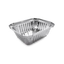 P0757CO R28l vaschetta alluminio 1 porzione (100pz/cf)