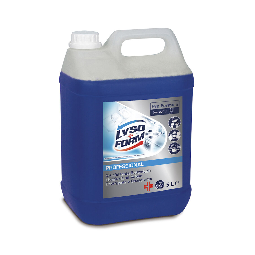 Lysoform Pro Formulae 5 l - Detergente disinfettante battericida deodorante PMC