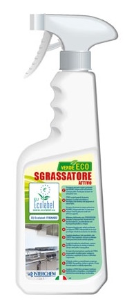 [INTCH0015] Verde eco sgrassatore 750 ml - detergente sgrassatore energico