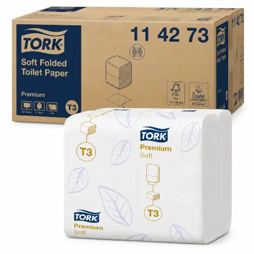 [TRK0154] 114273 Carta igienica intercalata soft 2 veli Tork (252pz/cf)(30cf/ca)(Sistema:T3)