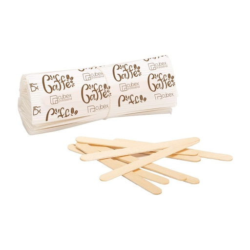 [WBIO010] Cubex Professional Palette caffe 9 cm in legno  imbustate singolarmente in carta (50pz/cf)