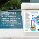 ACL MULTIPLUS Pastiglie multifunzione cloro pulizia acqua piscina secchielli 10 kg