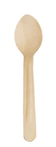 JL686261 Cucchiaino finger legno 11 cm (50pz/cf)