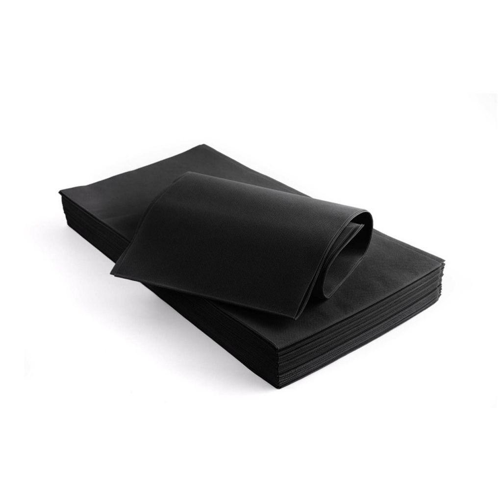 1060 Tovaglia 100x100 tnt nero (25pz/cf)