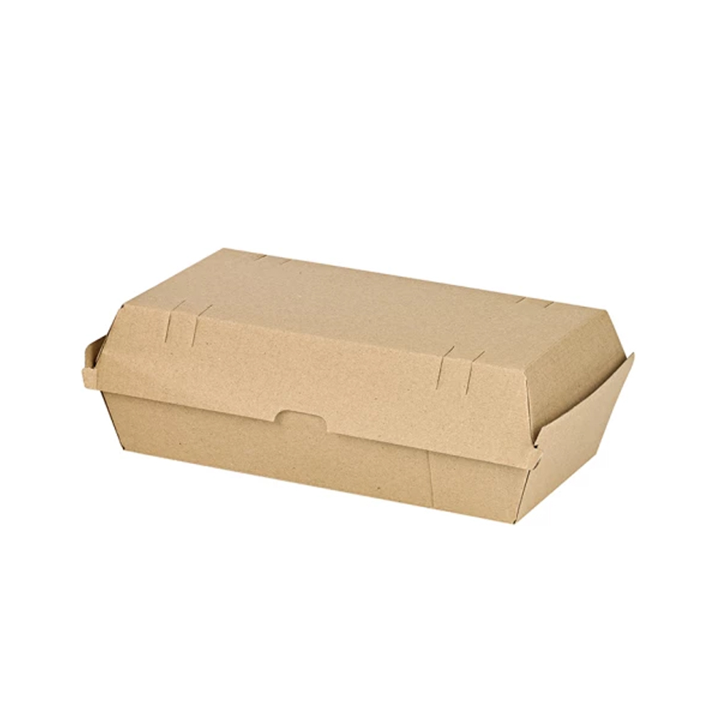 210EATBURG211K Scatola doppio hamburger 22x12.5x8.2 cm kraft (25pz/cf)