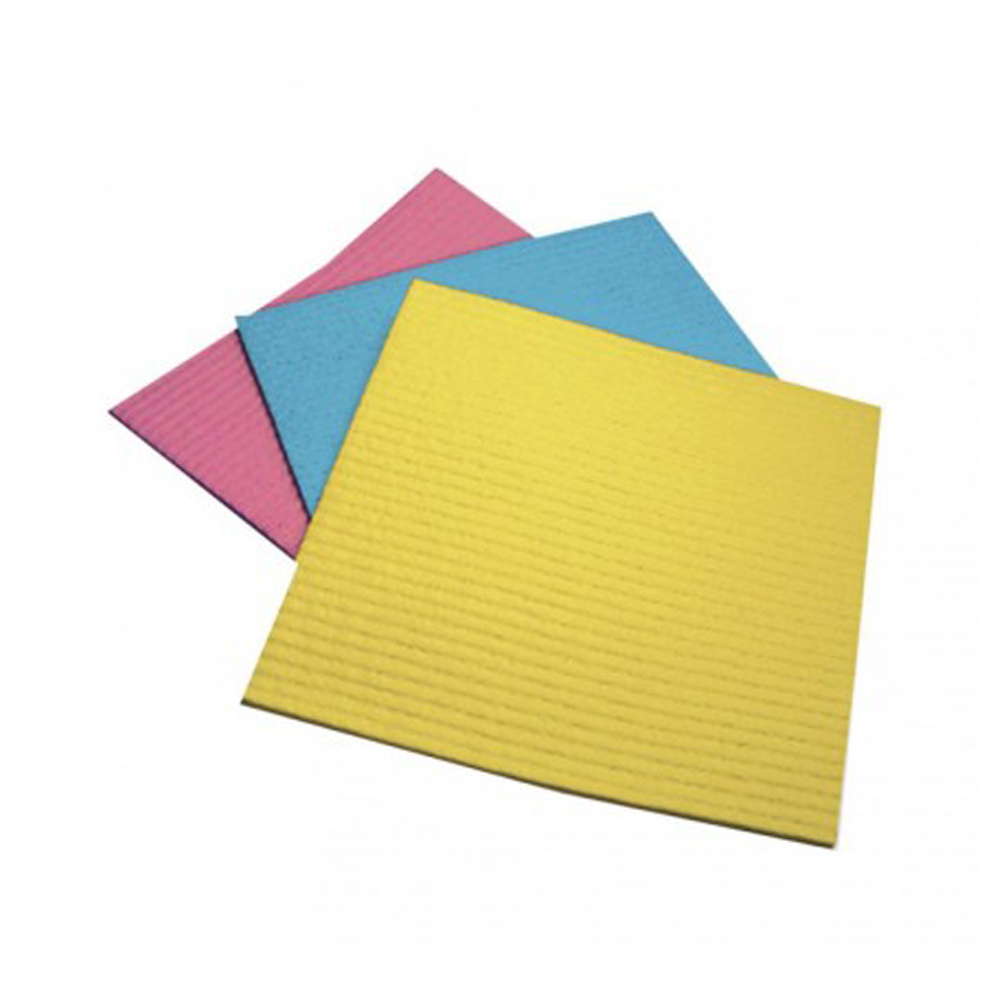 Panno spugna morbido blu 20x18,5 cm per superfici (3pz/cf)