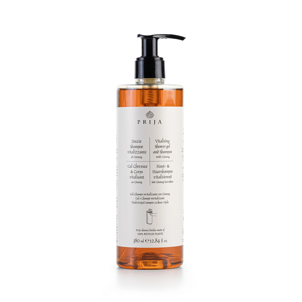 Doccia shampoo vitalizzante al Ginseng 380 ml Prija
