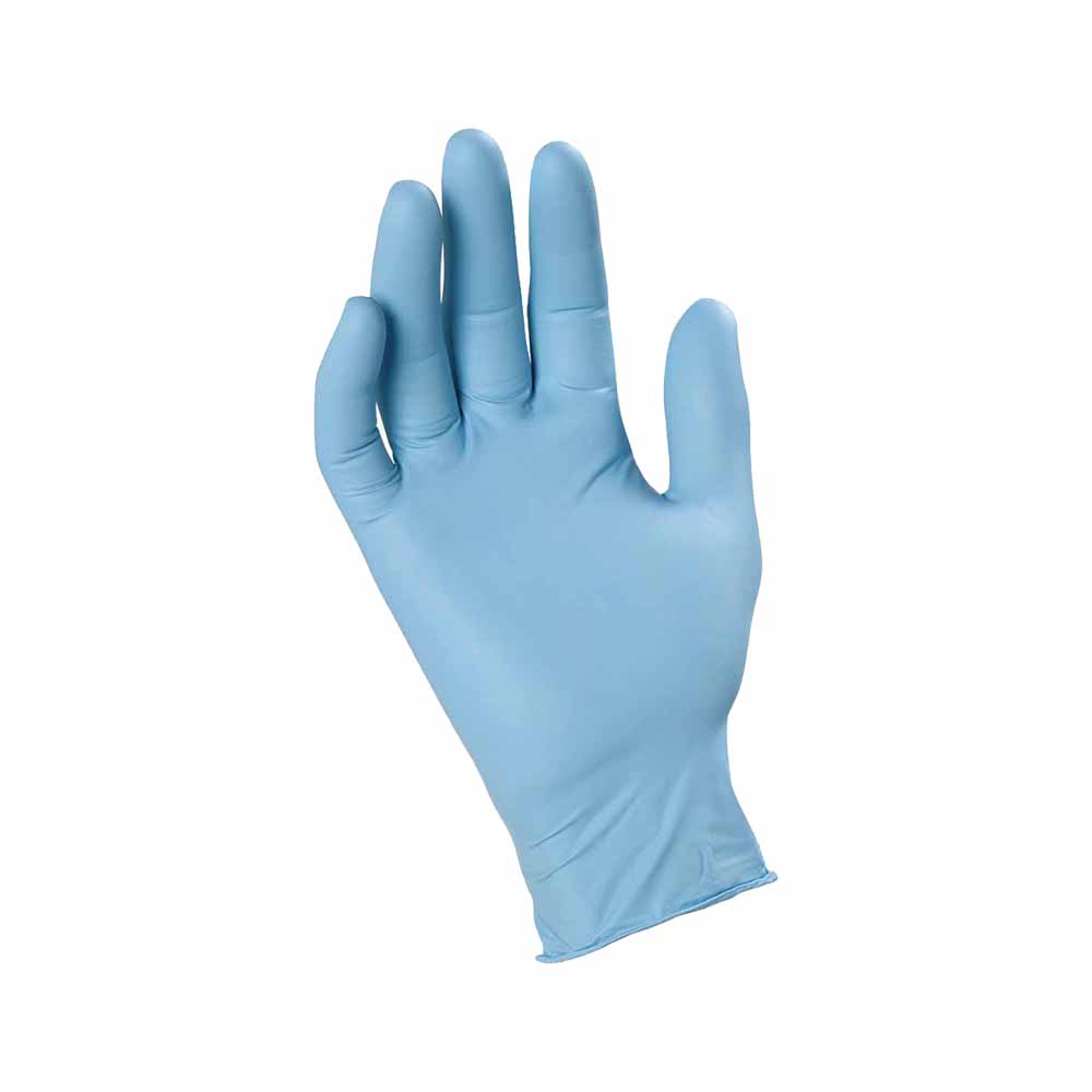 Palm Pro 533 - Guanti monouso in nitrile azzurro  tg. L (8-8.5) (100pz/cf)