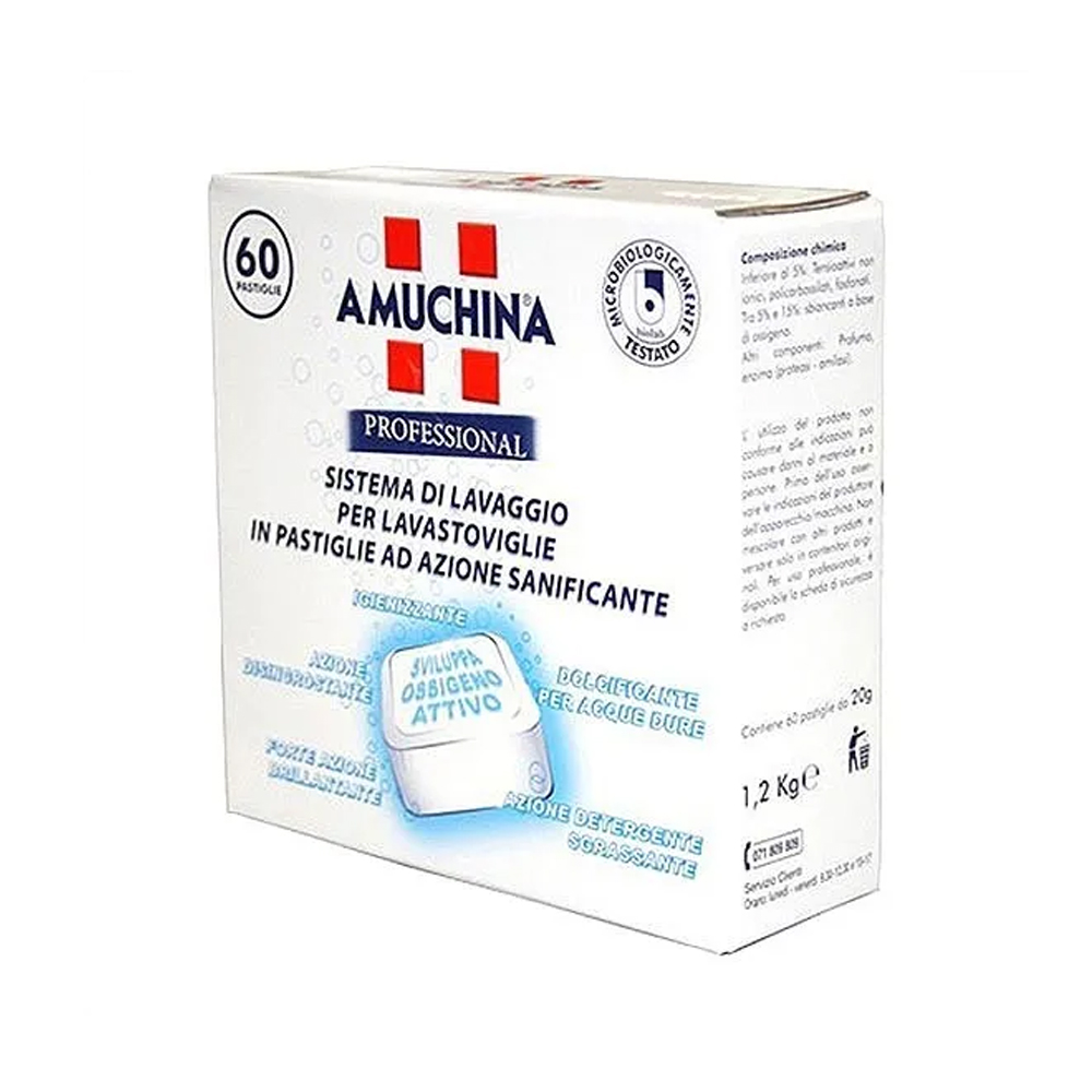 Amuchina pastiglie igienizzanti lavastoviglie (60pz/cf)