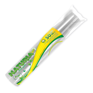 207702 Bicchieri aristea naturia bio PLA 400 CC (50pz/cf)