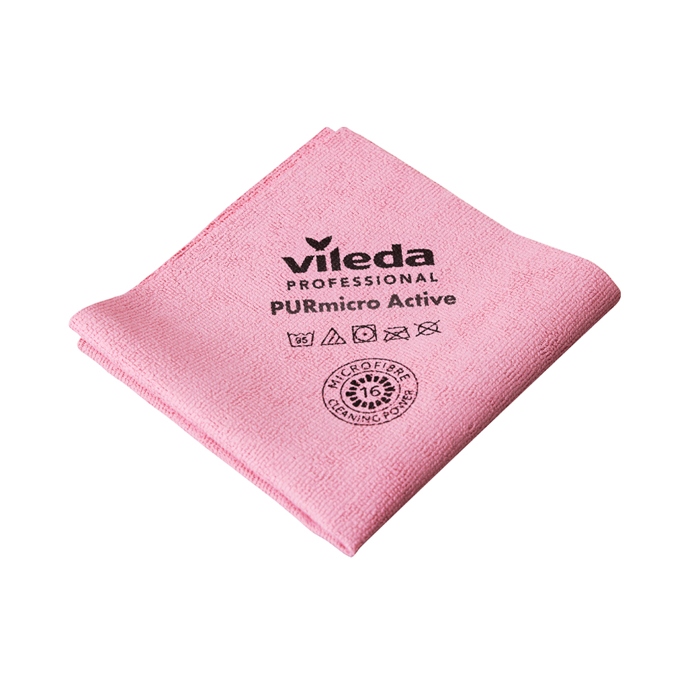 Panno PURMicro ACTIVE rosso 38X35 cm per superfici (5pz/cf)