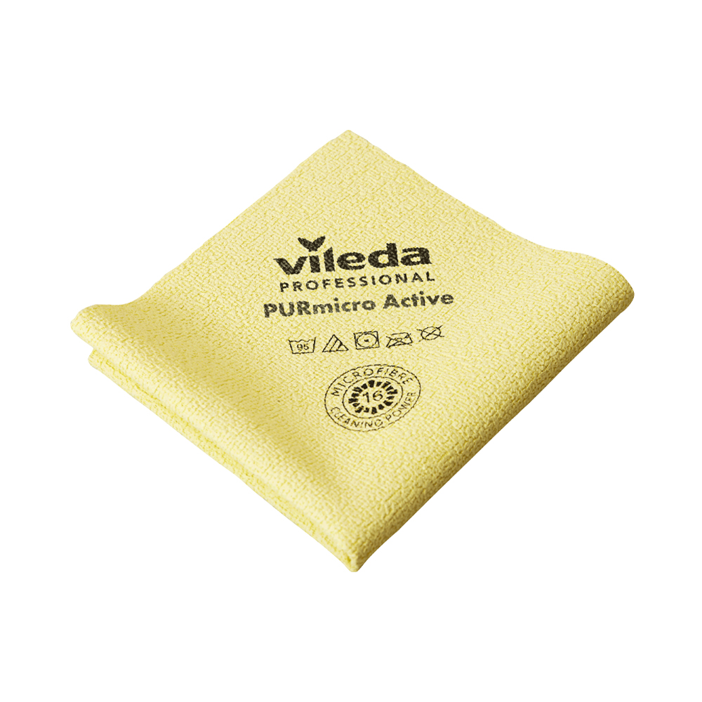 Panno PURMicro ACTIVE giallo 38X35 cm per superfici (5pz/cf)