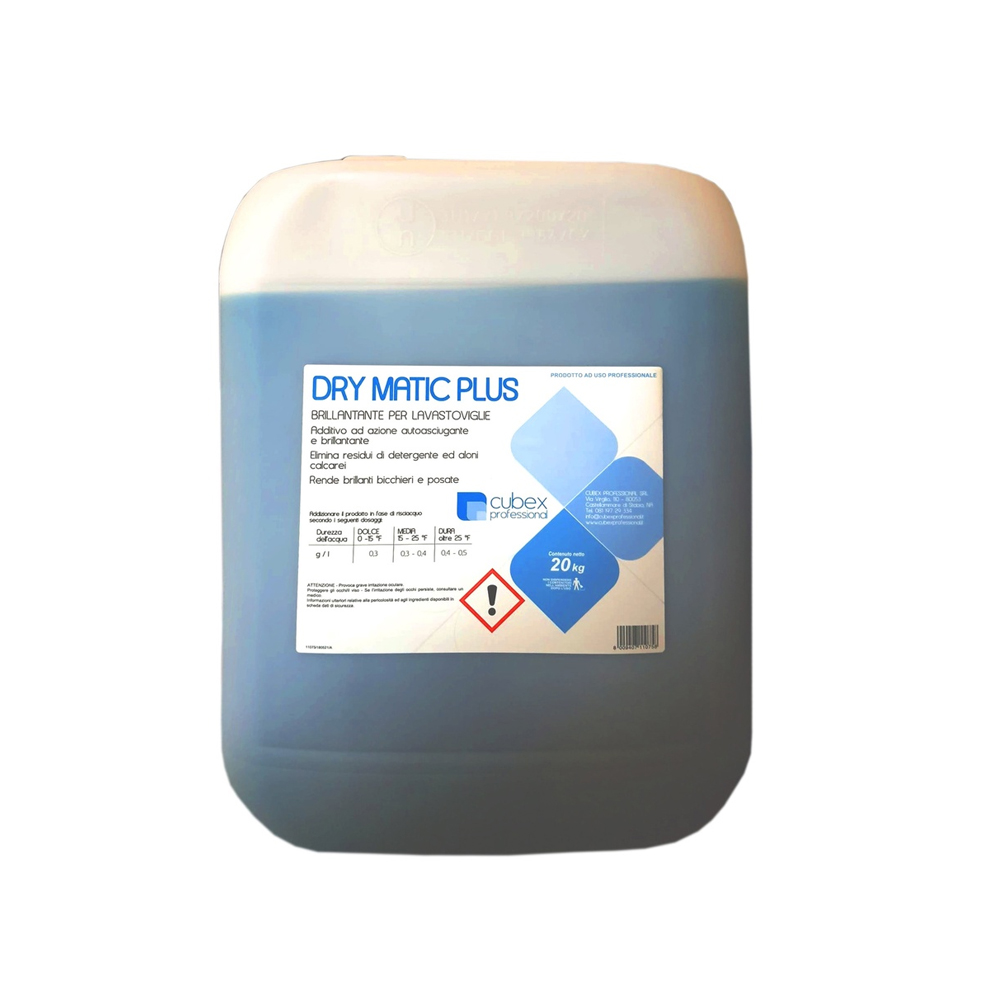 Dry matic plus brillantante lavastoviglie 20 kg 