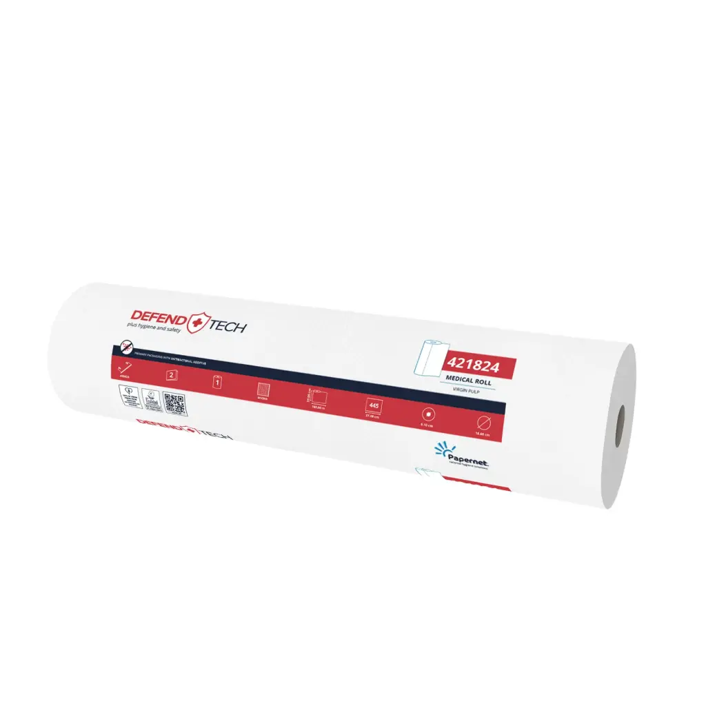 421824 Lenzuolino medico Ecolabel con tecnologia Defend Tech 2 veli 165 m 445 strappi (4pz/ca) 