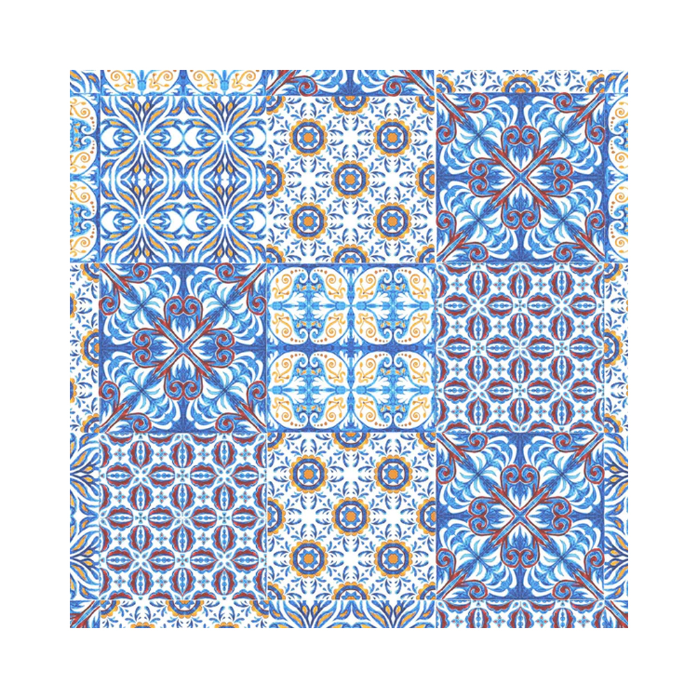 1160708 Tovaglia istanbul blu 100x100 cm (30pz/cf) 