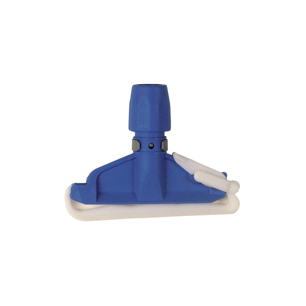 Pinza per mop blu attacco manico con foro