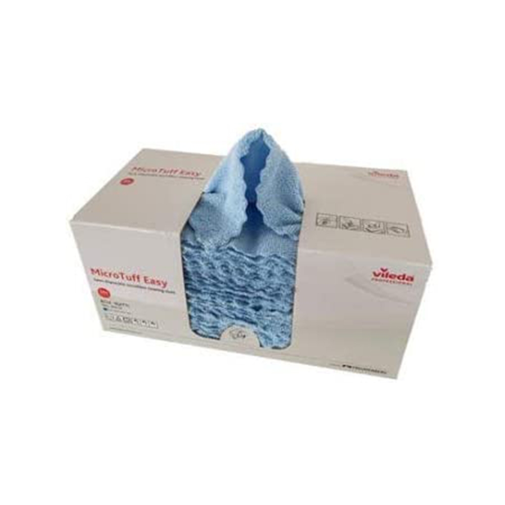 Panni MicroTuff Easy blu 30x30 cm per superfici a durata limitata (50pz/cf)