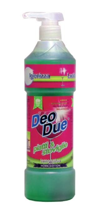 Deo due casa detergente piatti e stoviglie fragranza lemonaloe 750 ml