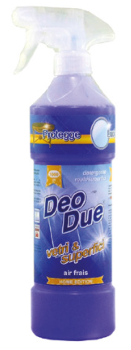 Deo due casa detergente multiuso  vetri e superfici fragranza airfrais 750 ml