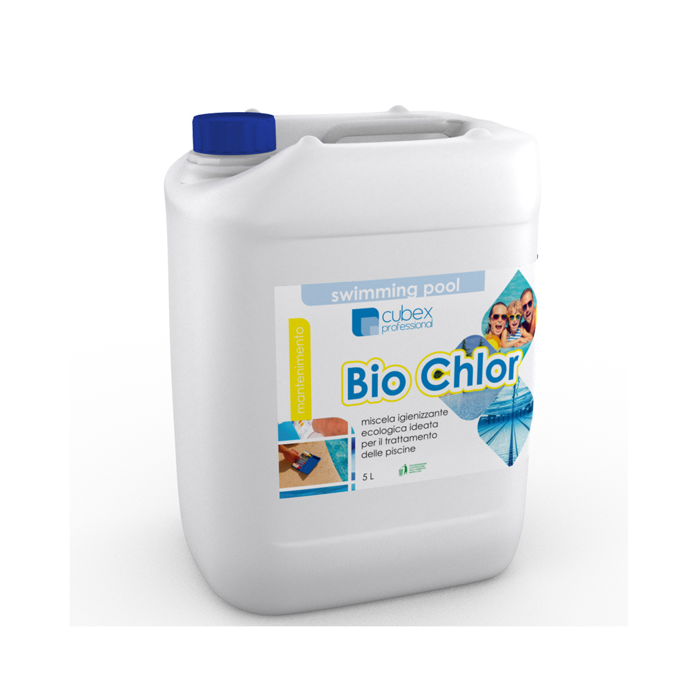 Bio Chlor 5 lt - Miscela igienizzante ecologica per piscine