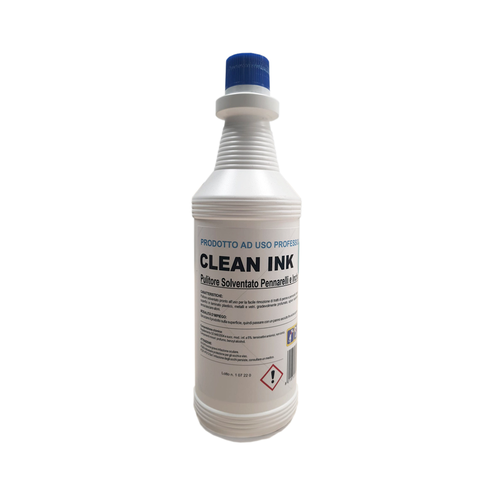 Clean Ink 1000 ml - Detergente per rimozione di inchiostro dalle superfici