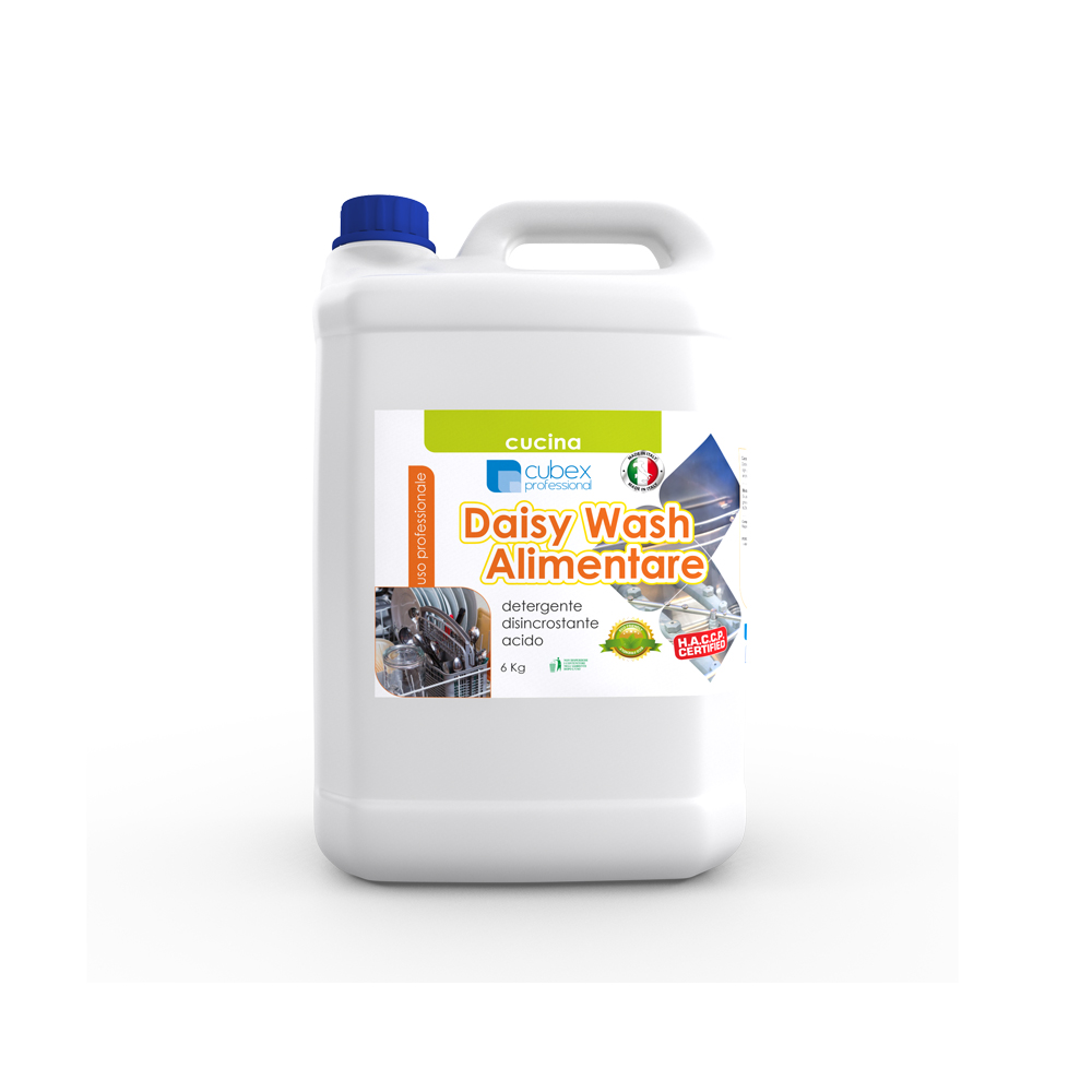 Daisy Wash Alimentare 6 kg - Detergente disincrostante acido