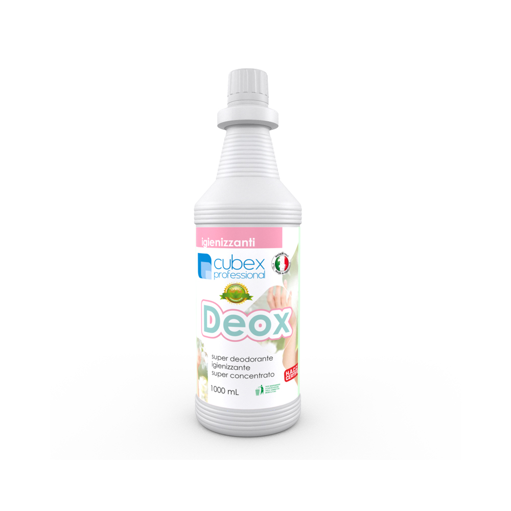 Deox 1000 ml - Detergente super deodorante igienizzante super concentrato
