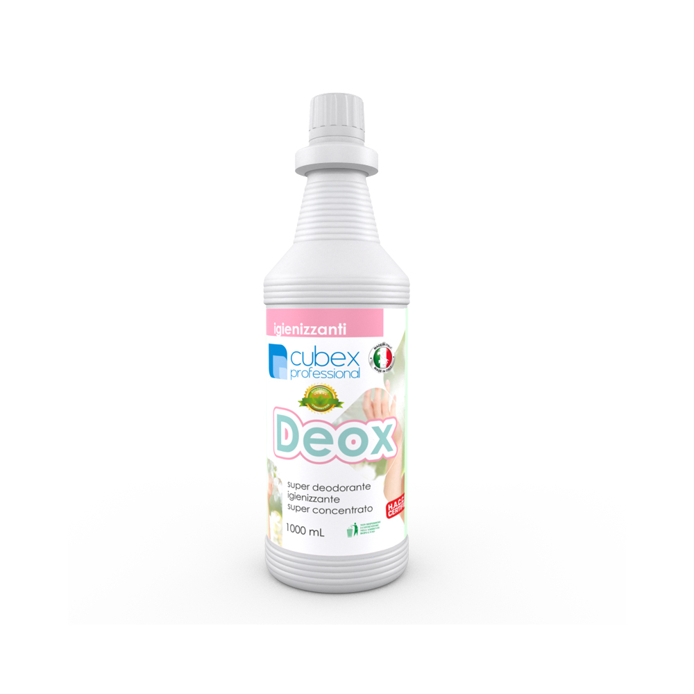 Deox 1000 ml - Detergente super deodorante igienizzante super concentrato