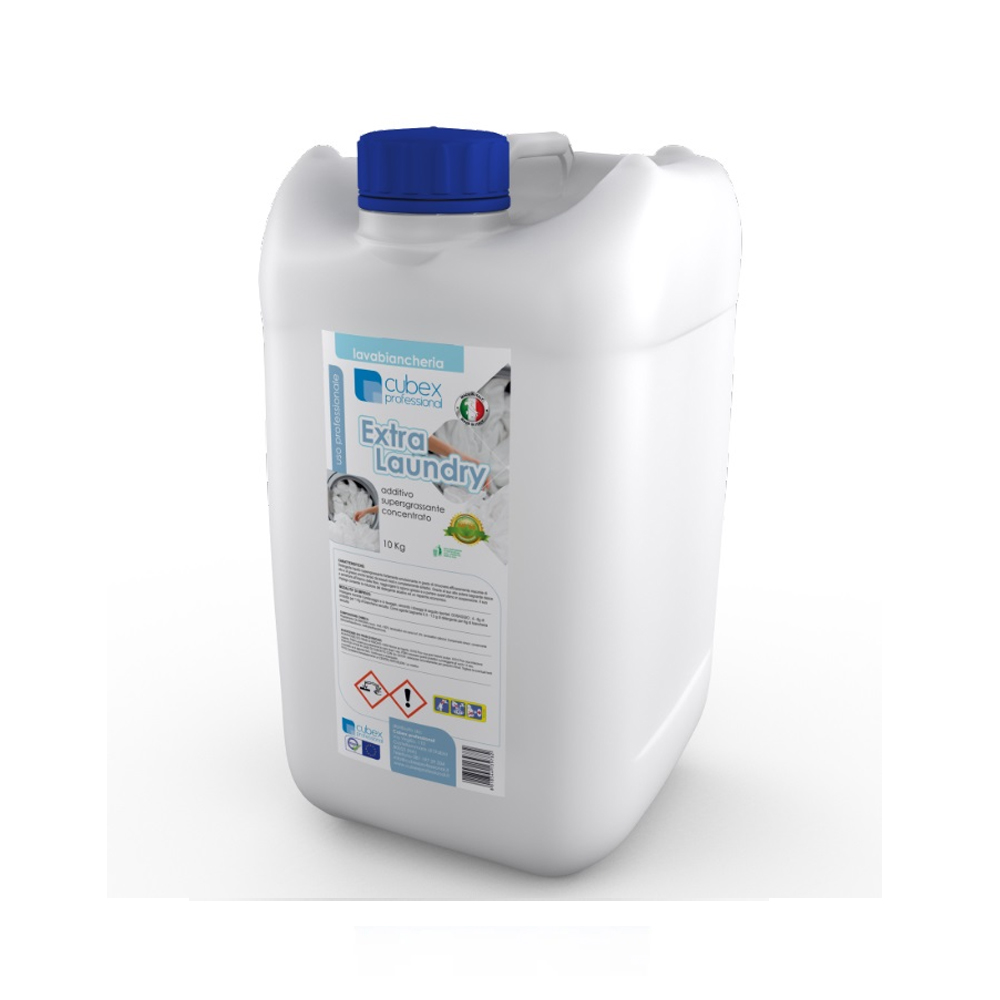 Extra laundry 10 kg - additivo supersgrassante concentrato per lavatrici