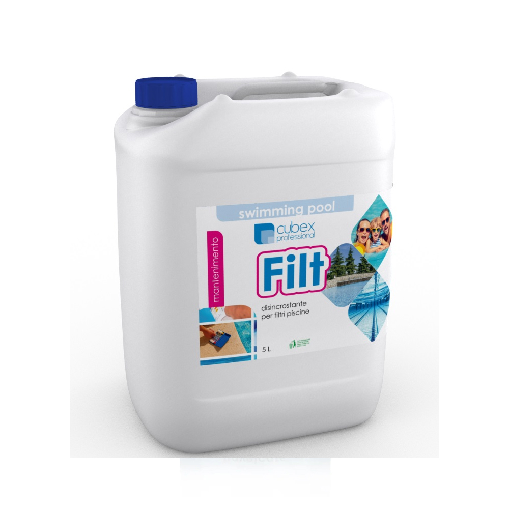 Filt 6 kg - detergente disincrostante per filtri piscina