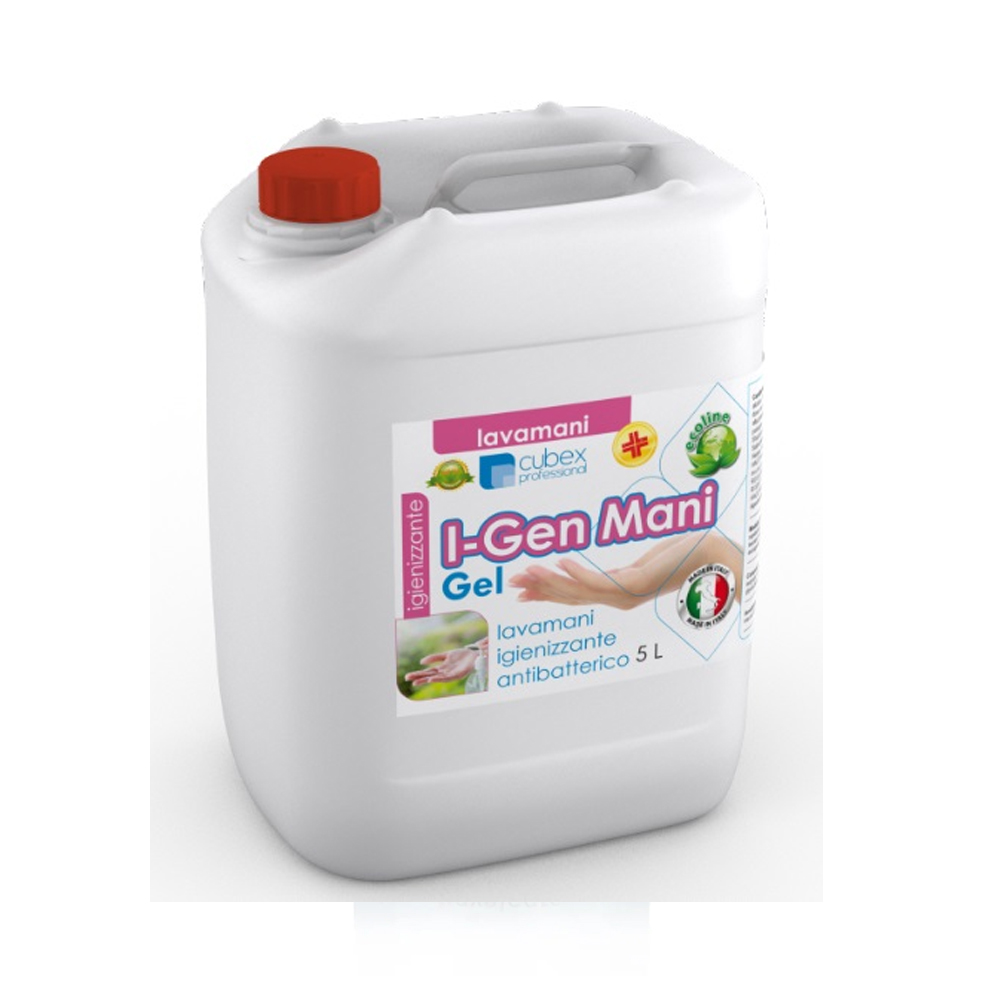 I-gen mani 5 kg - gel igienizzante mani con alcool maggiore 70%