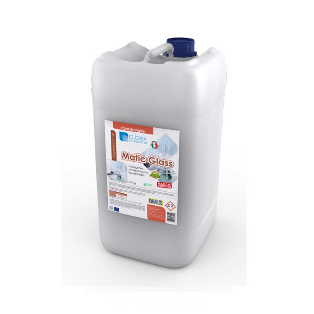 Matic glass 23 kg - detergente per lavastoviglie