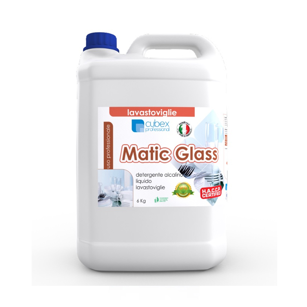 Matic glass 6 kg - detergente per lavastoviglie