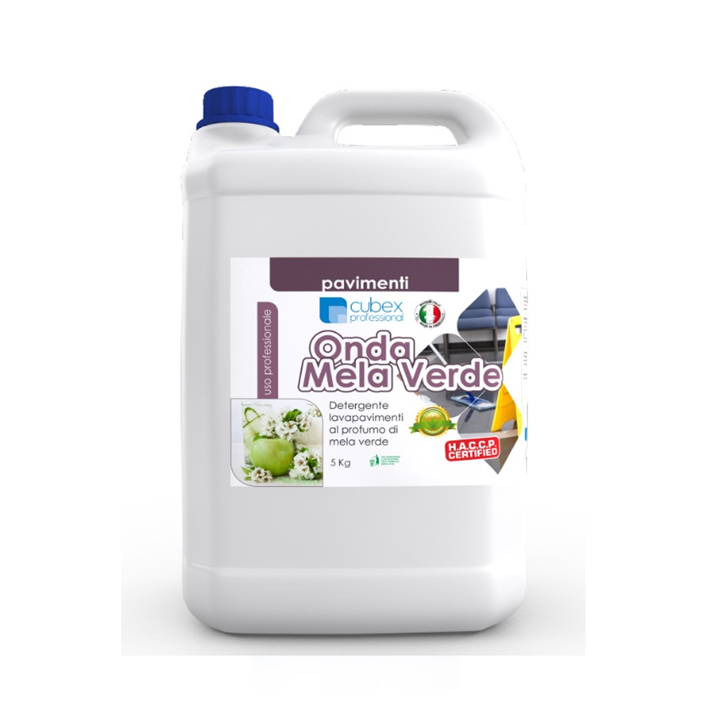 Onda mela verde 5 kg - detergente profumato per pavimenti