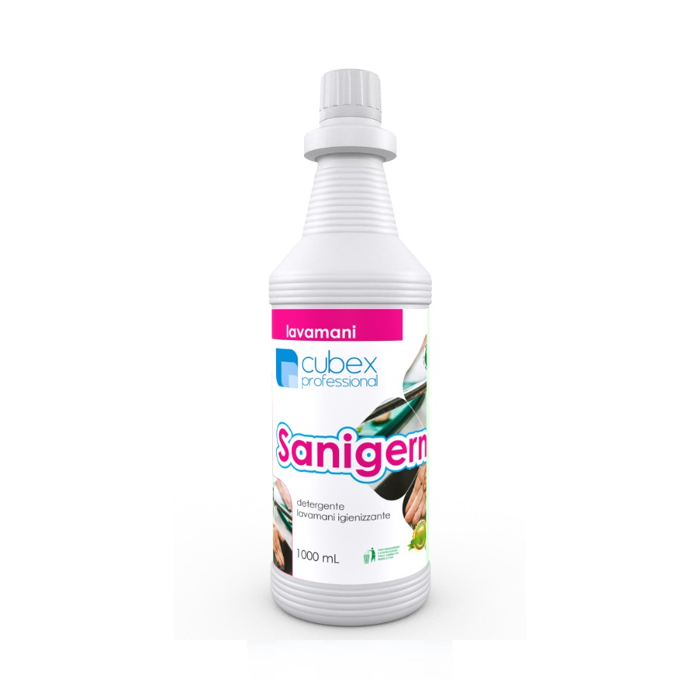 Sanigerm 1000 ml - sapone lavamani igienizzante ai sali quaternari di ammonio neutro