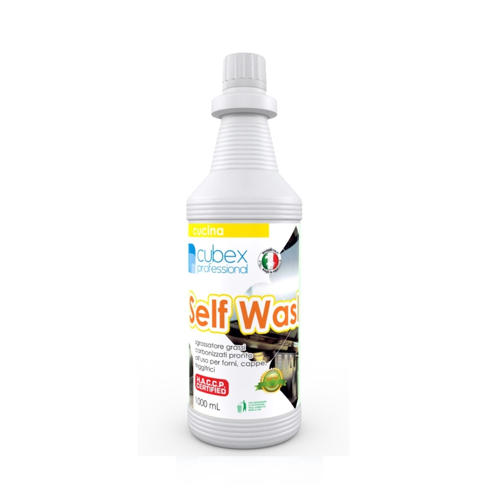 Self wash 1000 ml - detergente sgrassatore per forni caffe friggitrici forte 