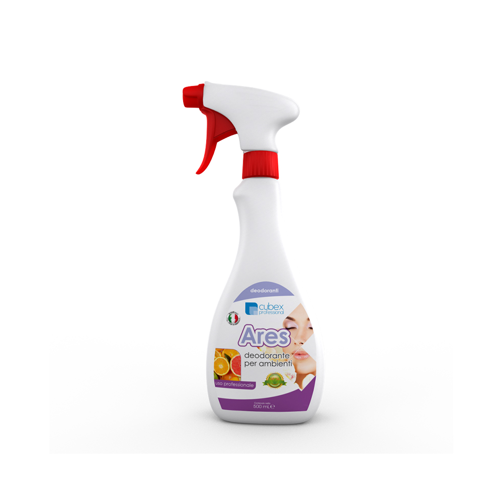 Ares 600 ml - Deodorante per ambienti con nota agrumata, verde