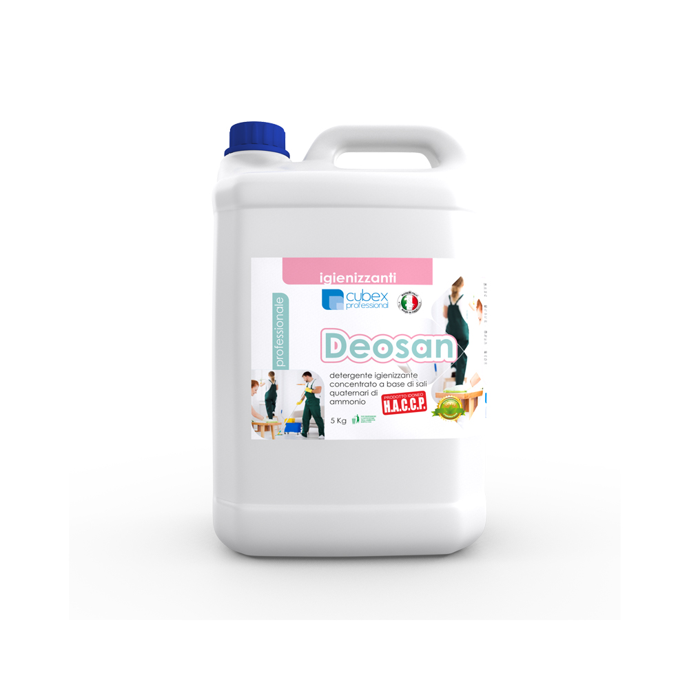 Deosan 5 kg - Detergente igienizzante a base di sali quaternari di ammonio