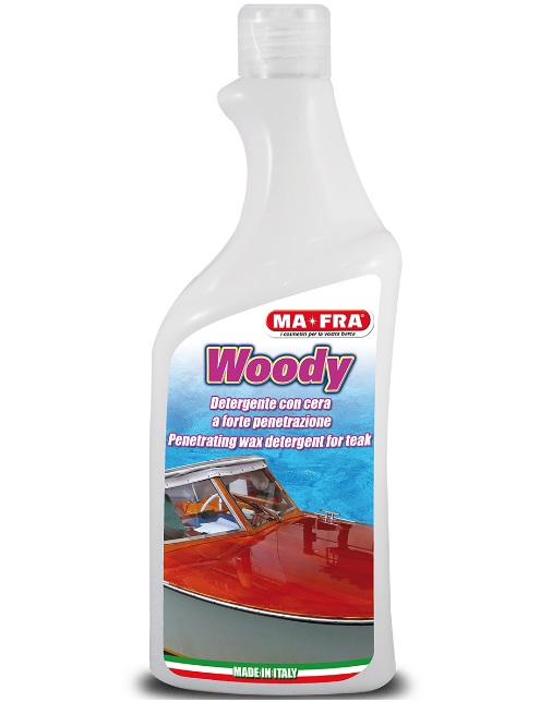 Mafra boat woody detergente con cera per teak 750 ml 