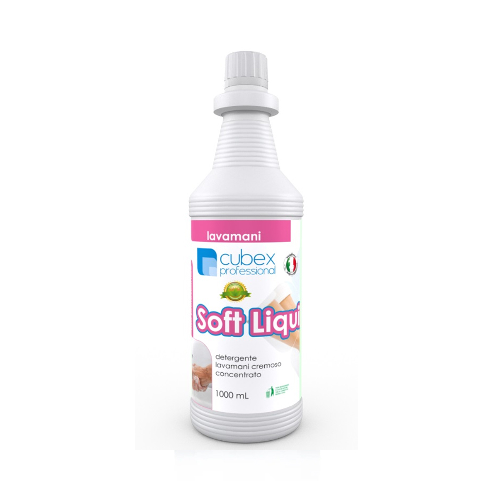 Soft liquido mani 1000 ml - sapone lavamani liquido cremoso