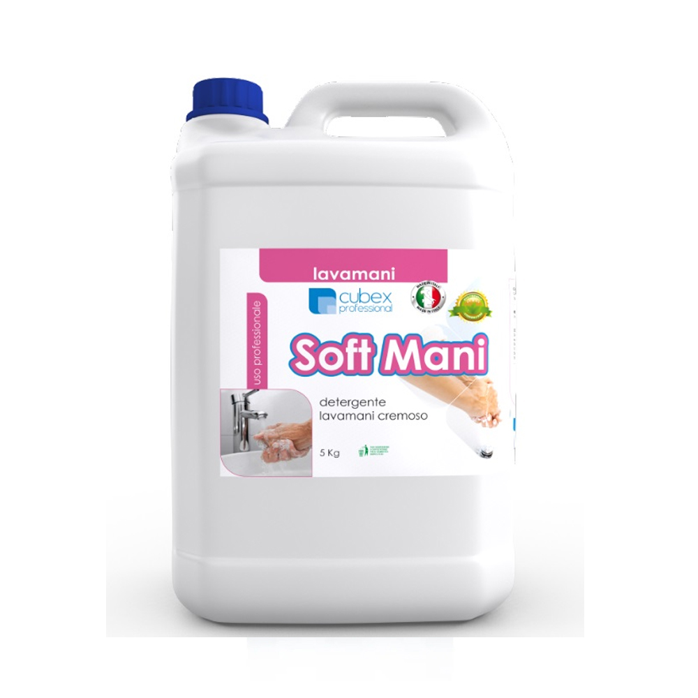 Soft liquido mani 5 kg - sapone lavamani liquido cremoso 