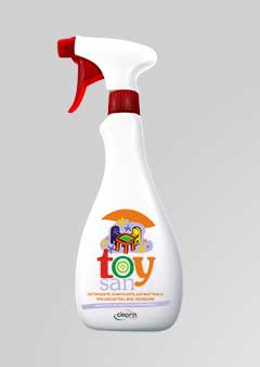 Toy san 500 ml- detergente igienizzante per giochi, box e seggioloni