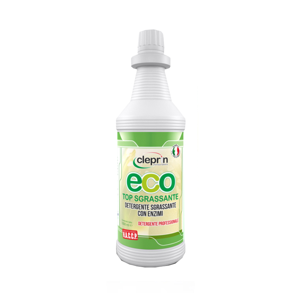 Eco top sgrassante 1000 ml - detergente sgrassante con enzimi