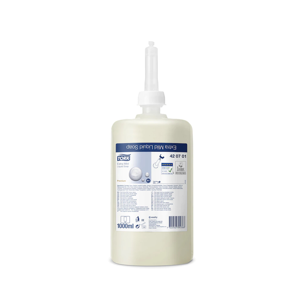 420701 Sapone liquido extra delicato 1000 ml Tork (Sistema S1)