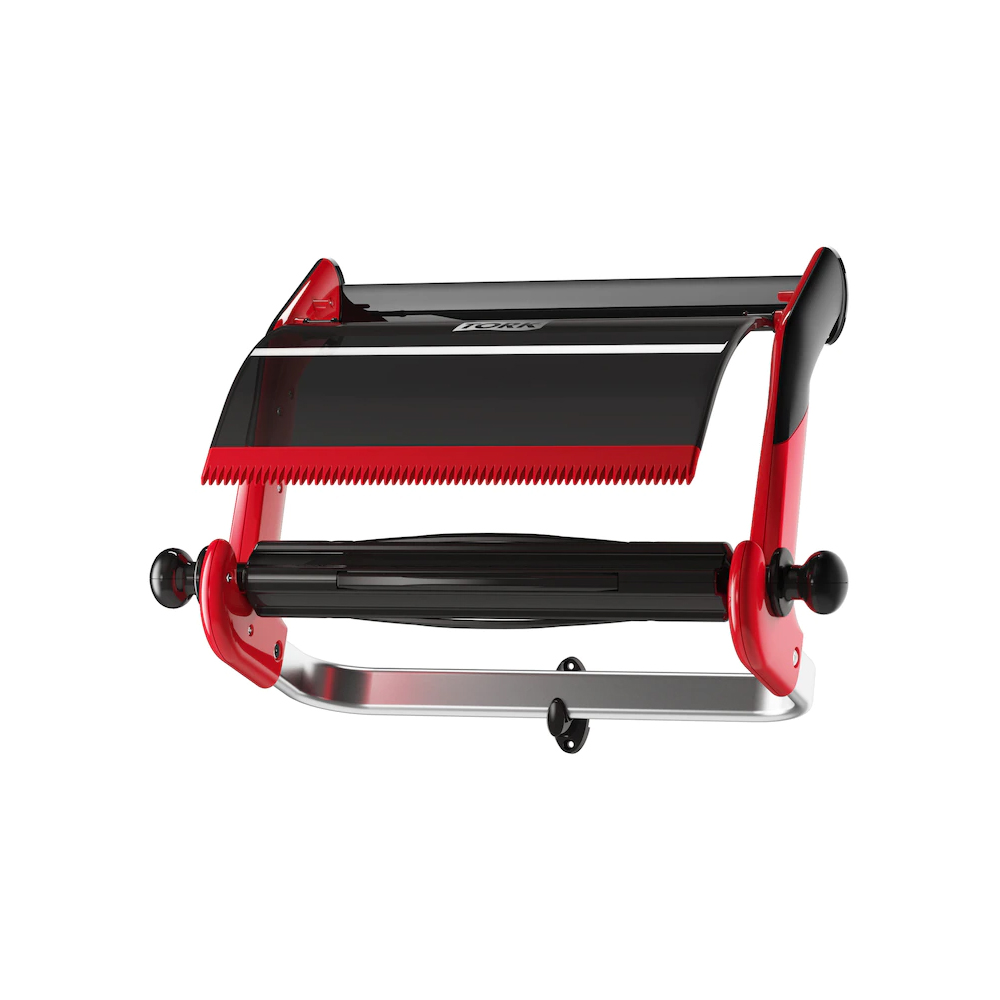 652108 Dispenser porta bobine da parete nero e rosso Tork
