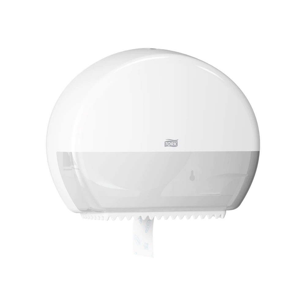 555000 Dispenser singolo bianco carta igienica Mini Jumbo Tork (Sistema:T2)