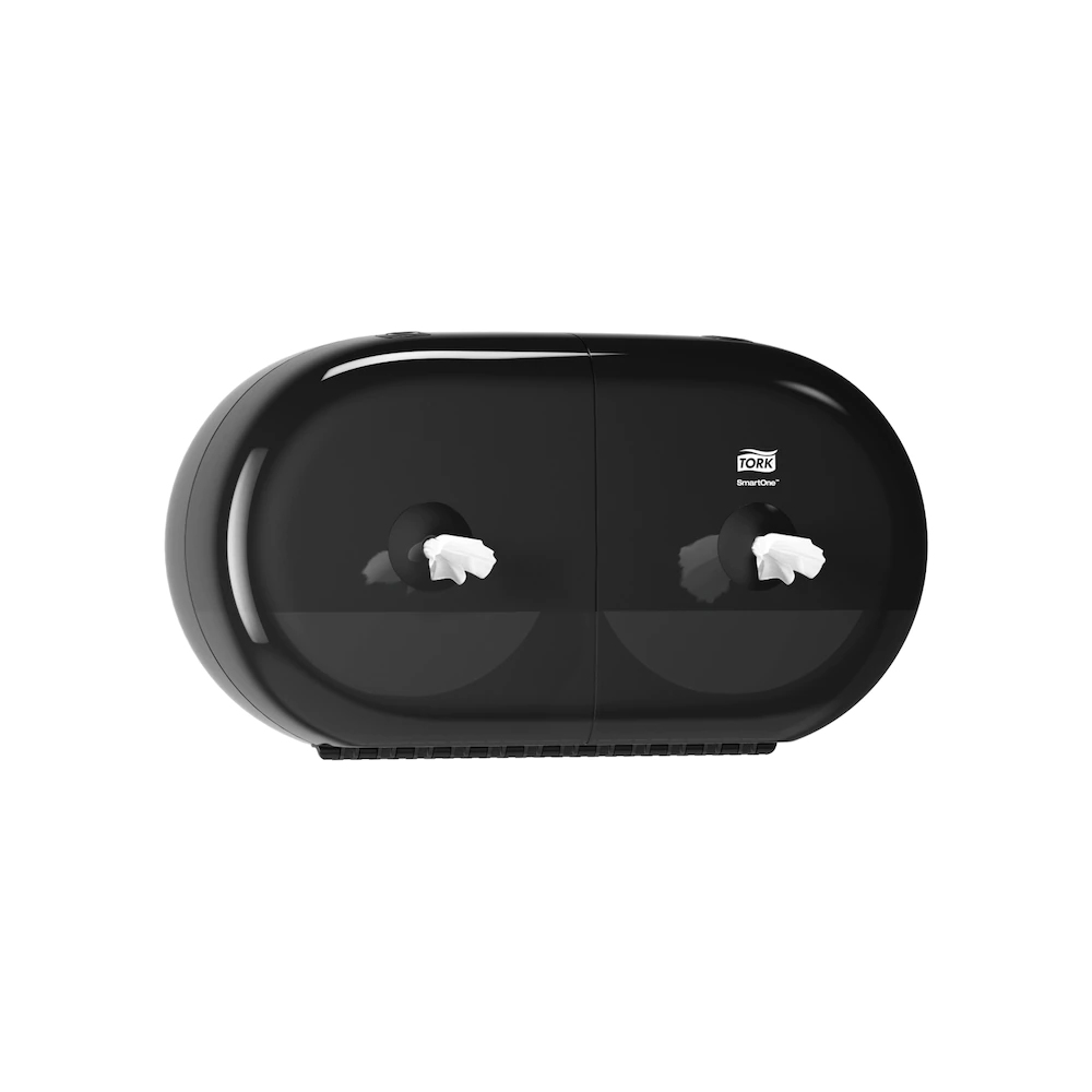 682008 Dispenser doppio nero carta igienica Mini Smartone Tork (Sistema:T9)