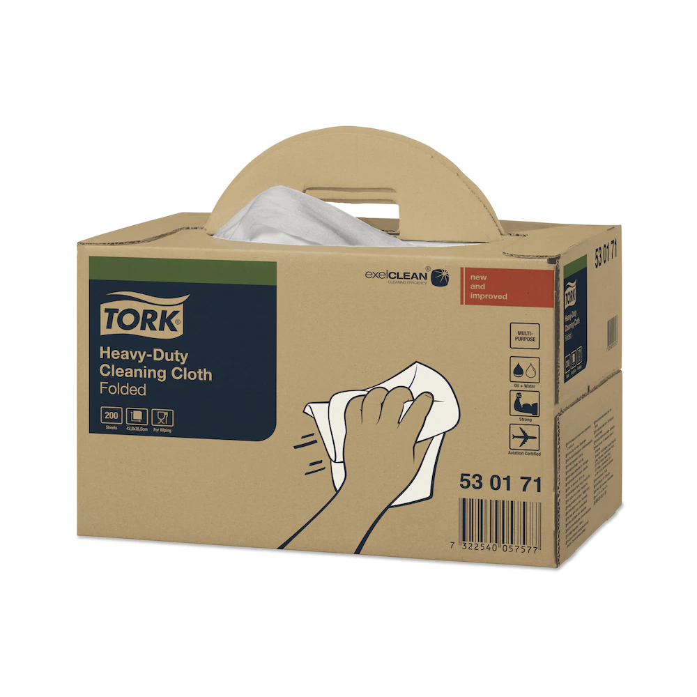 530171 Panni pulizia ultraresistenti 21,6x71 cm Tork (200pz/ca)